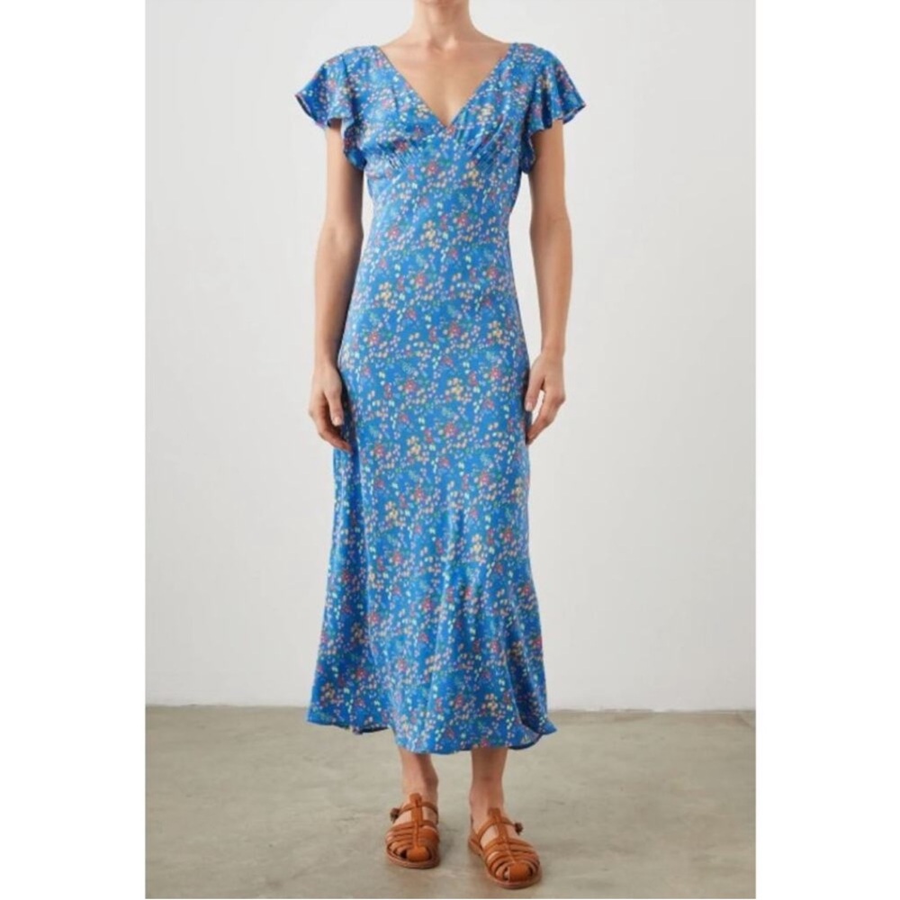 Rails Kenz citrus grove Blue Maxi Dress